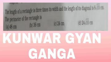 The length of a rectangle is three times it