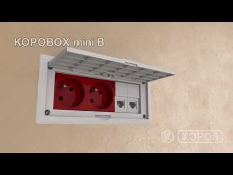 Монтаж многофункциональной коробки KOPOS KOPOBOX mini B | 001.com.ua