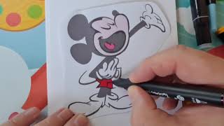 Mickey minnie  Mouse & Friends Coloring Pages!  Fun & Easy Coloring Adventure for Kids Learn Colors