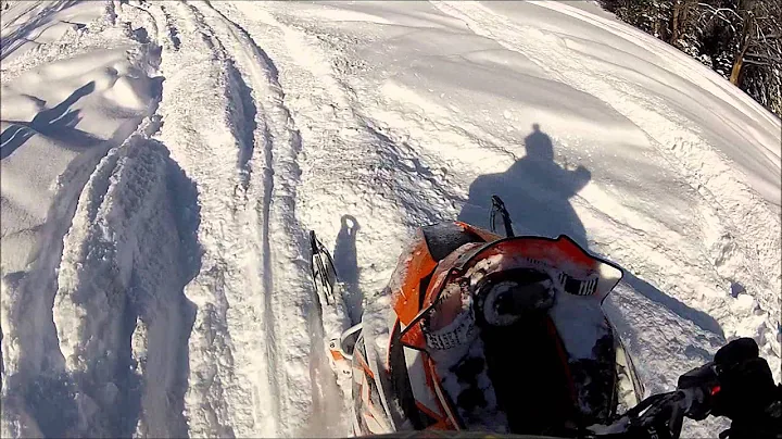 Snowmobiling at Togwotee Mountain 2013