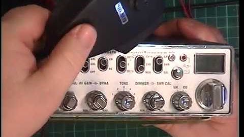 Cobra UK29LTDST PR27/97 UK CB radio (mobile) Transmit alignment