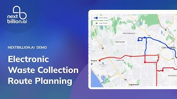 Electronic Waste Collection Route Planning Demo | NextBillion.ai