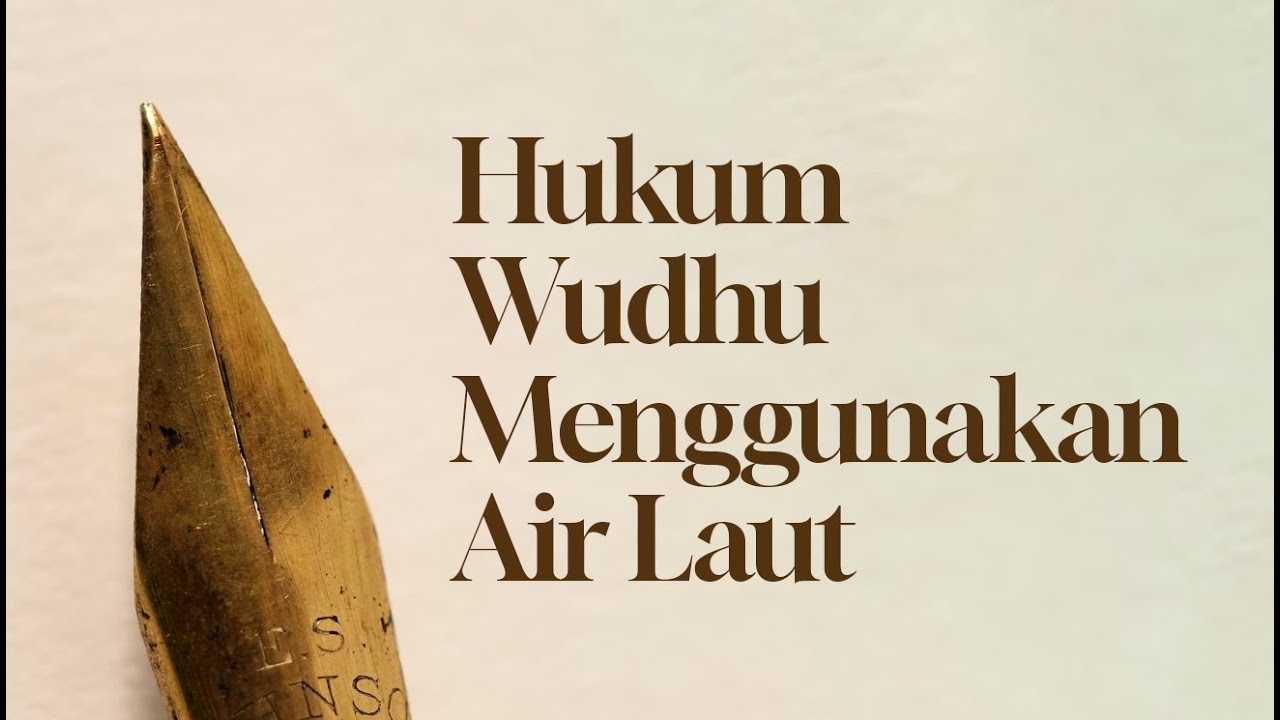 ⁣Hukum Wudhu Menggunakan Air Laut