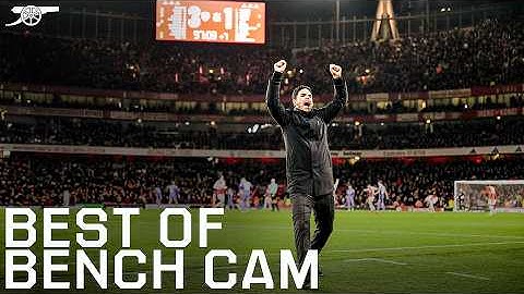 THE BEST OF BENCH CAM | Arteta and the squad react to big 2023/24 moments ❤️