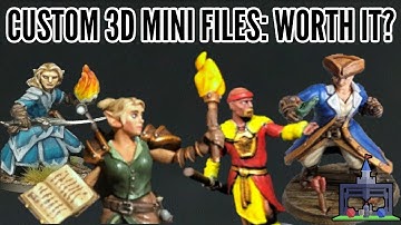 3D Printing Your Own HeroForge Minis: Is It Worth It? (HeroForge STL File Review)