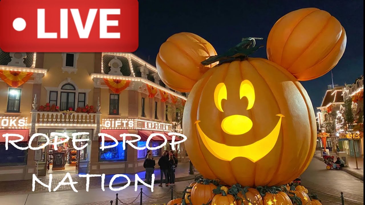 🔴 Watch Live At Disneyland On Halloween  10-31-2025