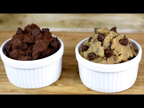 diy-eggless-edible-brownie-batter-&-cookie-dough