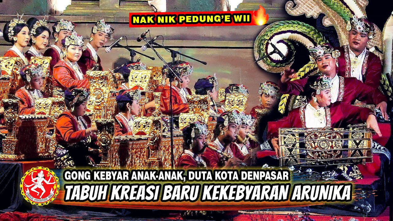 GONG KEBYAR ANAK-ANAK DUTA KOTA DENPASAR - TABUH KREASI BARU KEKEBYARAN ARUNIKA | PKB 2024