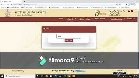 Downloading Survey Of India (SOI) Toposheet Maps