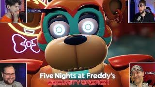 Реакция Летсплейщиков на Знакомство с Фредди в Five Nights at Freddy’s Security Breach