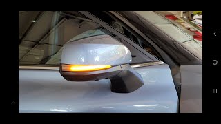 MOD  Replacing door mirror turn signals with sequential signals on 2020+ Toyota Highlander.