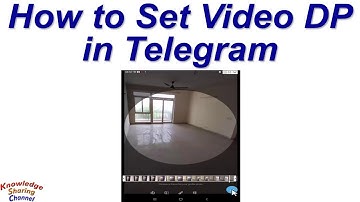 How to Set Profile Video in Telegram | Video DP in Telegram
