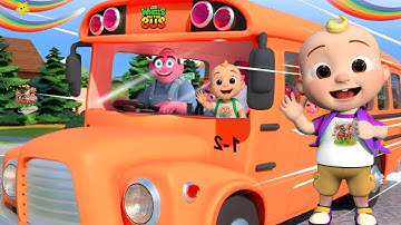 [ 4 MINUTE LOOP ] 🚍 Wheels on the Bus Sound Variations Remix 🎶 || Several Version | Giggle Rhymes