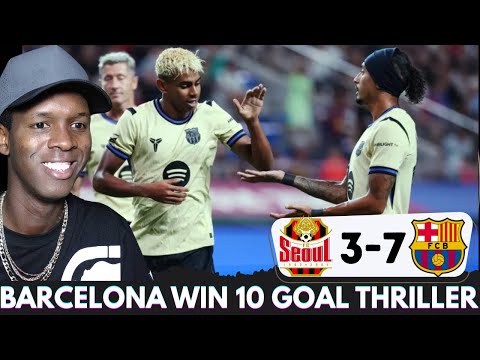 FC Seoul 3-7 Barcelona | 10-GOAL THRILLER! Barça Grab First Pre-Season Win | Match Reaction FC Seoul 3-7 Barcelona | 10-GOAL THRILLER! Barça Grab First Pre-Season Win | Match Reaction Thumbnail