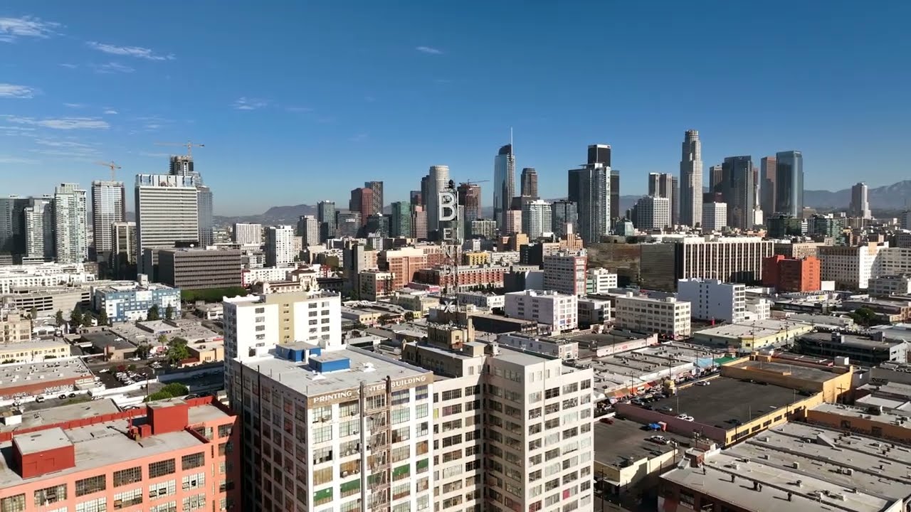 Los Angeles Drone Footage (DTLA, Manhattan Beach)