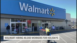 Wal-Mart to hire 40,000+ temporary employees ahead of the holiday shopping season
