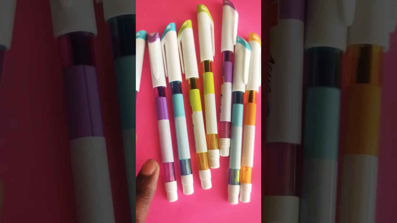 cello aqua blue gel pen 