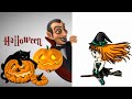 Страшно смешное поздравление на Хэллоуин! Happy Halloween! Открытка на 31 октября! Хоррор! Ужастик!