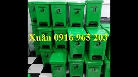 Thùng Rác Màu Xanh Y Tế, Thùng Đựng Rác Thải Thông Thường, Thùng Đựng Rác Thải Sinh Hoạt Y Tế