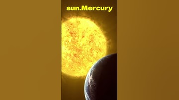 Smallest Planet of our Solar system: Mercury #shorts