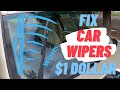 FIX CAR WIPERS - NOISE AND SHUDDER PROBLEM on Windscreen = Trouble with Car Wiper Blades Vibrate