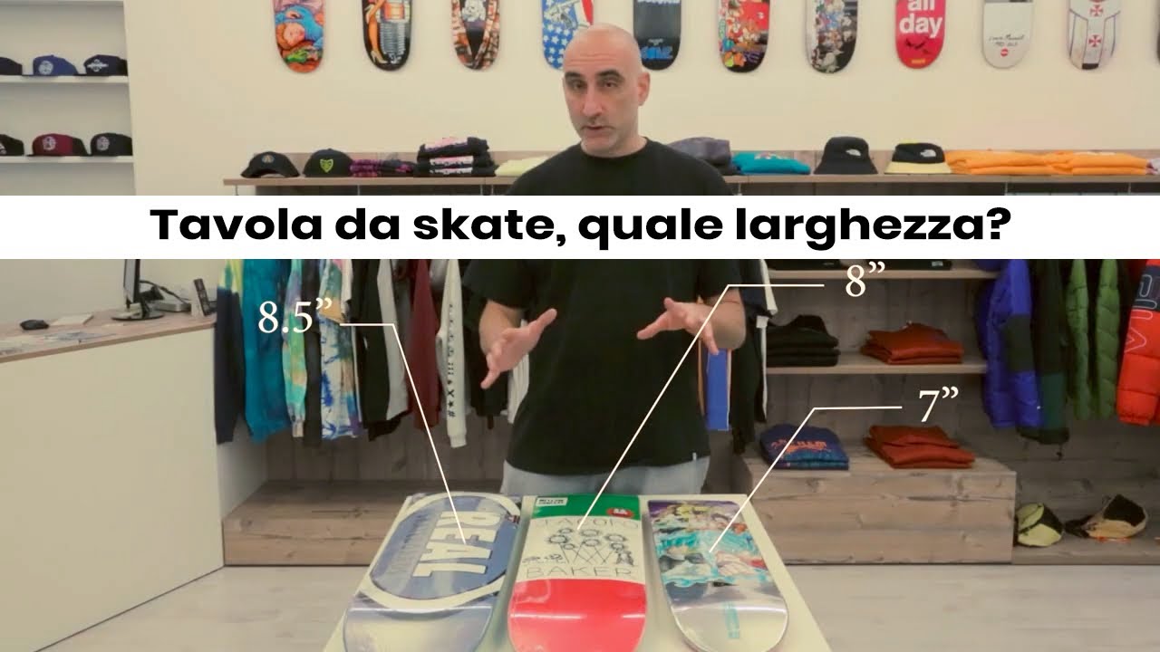 kiwi flyde Hysterisk Misure skate, qual'è quella giusta?