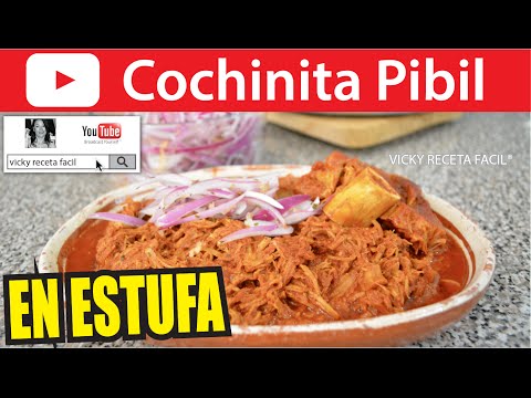 COCHINITA PIBIL EN ESTUFA | #VickyRecetaFacil