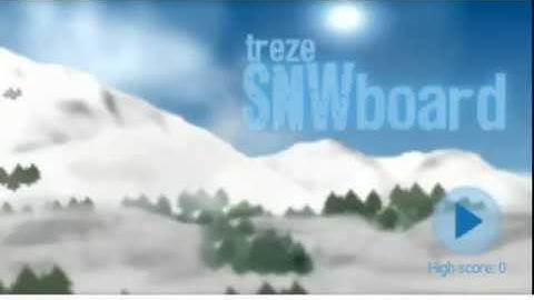 Snowboard game made by construct 2 #construct2 #html5games #game