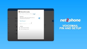 How to set up your voicemail with Net2Phone