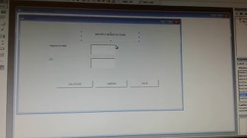 Mayor o menor de edad - Visual Basic
