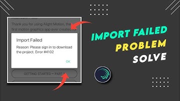 Alight Motion Import Failed | How To Solve Project Import Problem Alight Motion