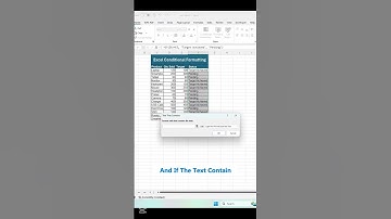 How to Apply Conditional Formatting Based on Another Cell in Excel | Step-by-Step Tutorial  #excel