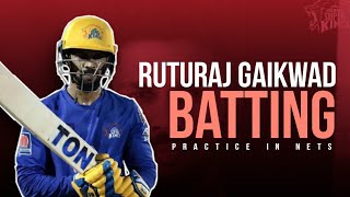 Ruturaj Gaikwad Batting Practice In Nets |  CSK | IPL 2021 | Cricket Port