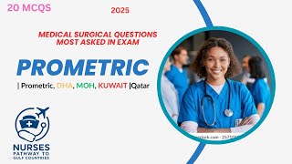 Medical-Surgical Prometric 20 MCQs | TPN & Chest Tube Care | DHA & Saudi| Qatar  Exam Preparation