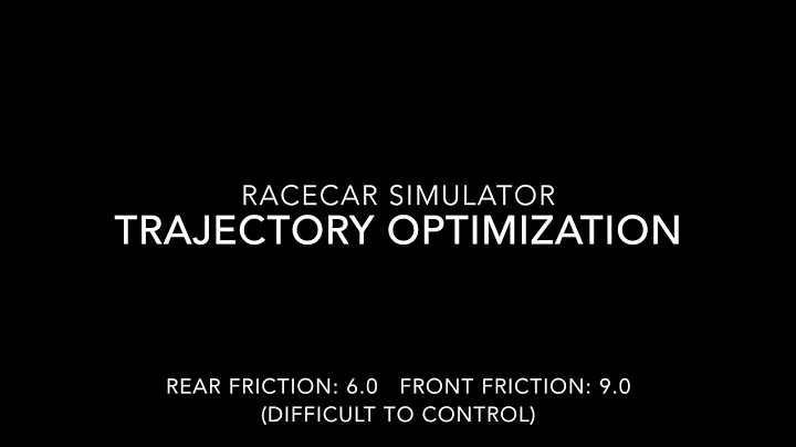 Drifting in the RACECAR simulator + Trajectory Optimization Control