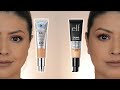 OMG! THE BEST DUPE EVER?! IT CC+ CREAM VS ELF CAMO CC CREAM | PODUCT COMPARISON & FULL DAY WEAR TEST