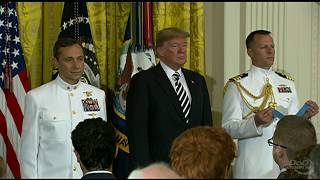 President Trump Awards Medal of Honor to Retired Navy SEAL for Heroic Actions in Afghanistan