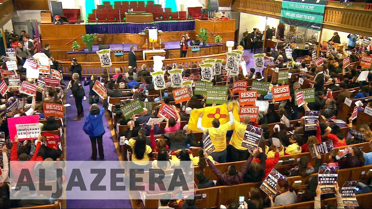 آلاف المتظاهرين المناهضين لترامب في جميع أنحاء الولايات المتحدة