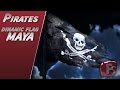 Vfx flag pirates 3d maya dynamics