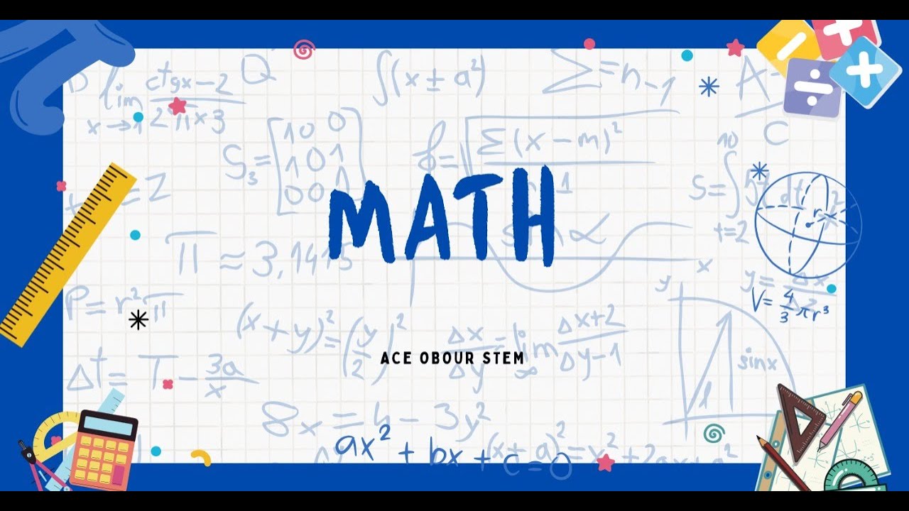 Math  ll LO 1 || Grade 10 ll semester 1 || ACE STEM Obour
