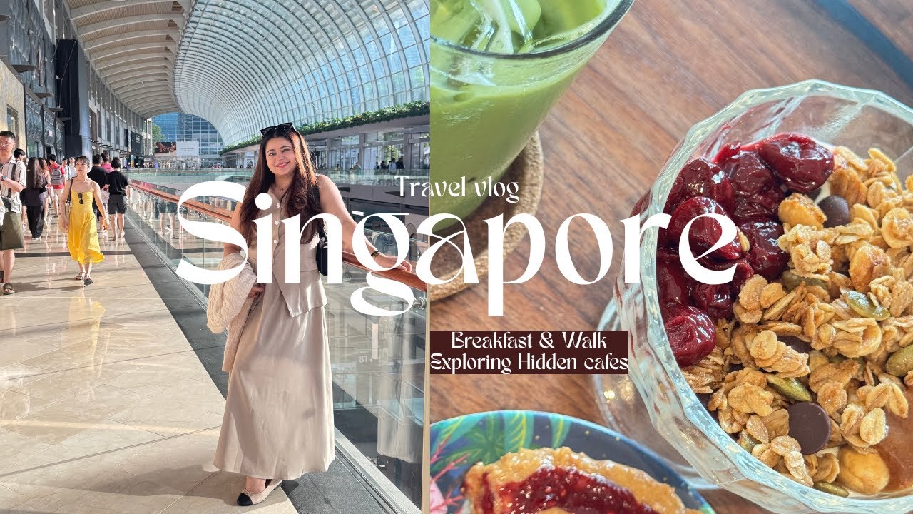 Best Breakfast Spots in Singapore || Morning Walk || Cute cafe || Dearborn cafe|| Things to do 🎀 🧋 💖
