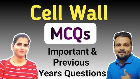 MCQ - Cell Wall | important & Previous Year asked Questions? | ASRB-NET Ag. Biotechnology |