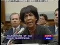 CIA Drug Trafficking Allegations Hearing (1998) | w/ Maxine Waters Gary Webb