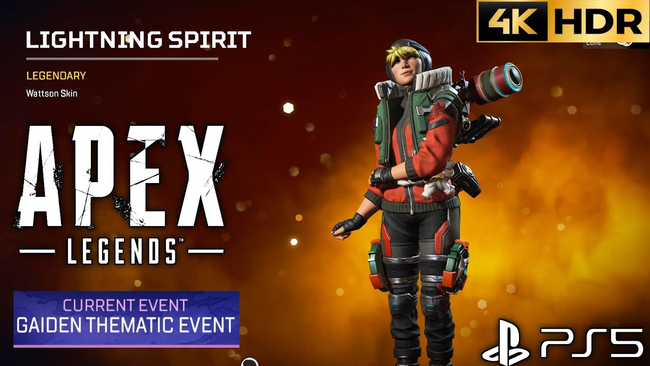 Lightning Spirit Wattson Skin Apex Legends Gaiden Thematic Event