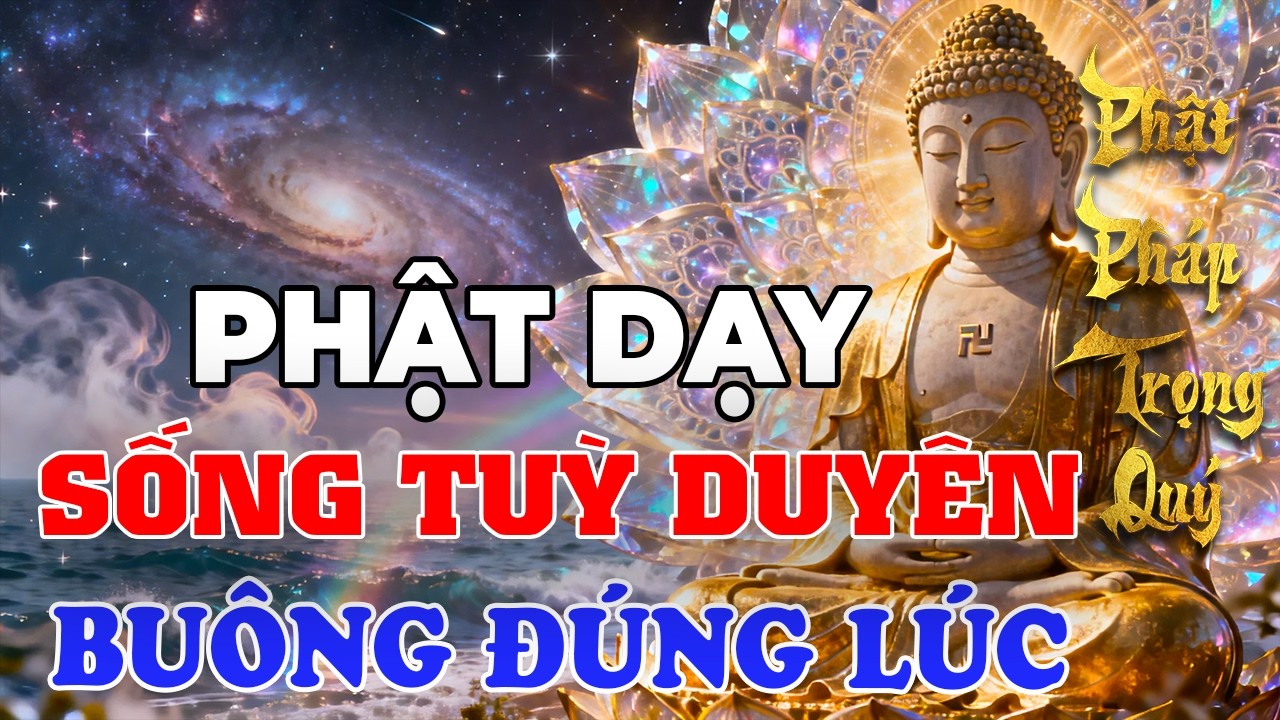 Phật Dạy Sống Tùy Duyên – Buông Đúng Lúc Để Hết Khổ, Tâm An Giữa Đời Biến Động