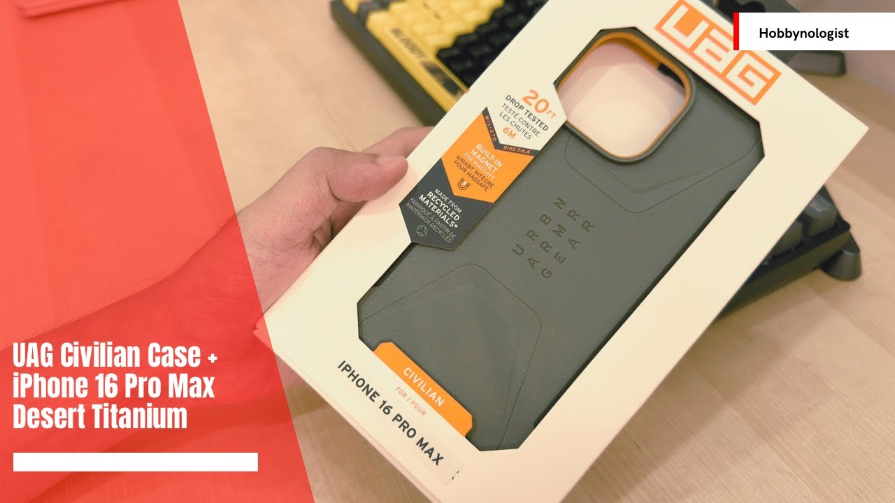 UAG Civilian Case | iPhone 16 Pro Max Desert Titanium