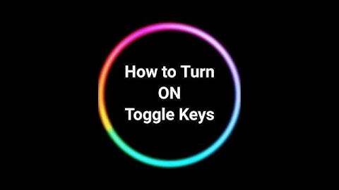 Enable Toggle Keys in Windows 11: Simple Steps! #ToggleKeys