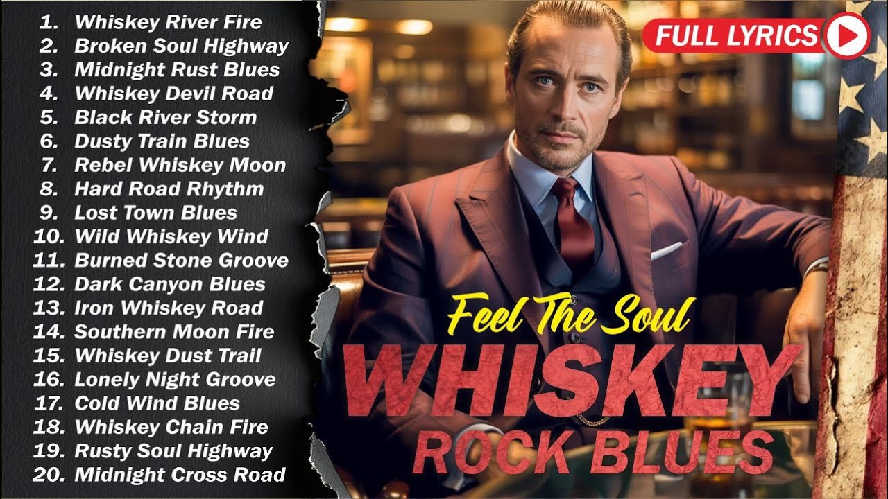 Whiskey Blues Music - THE BEST OF WHISKEY BLUES - Best Blues Songs Of All Time Relaxing Blues #rock
