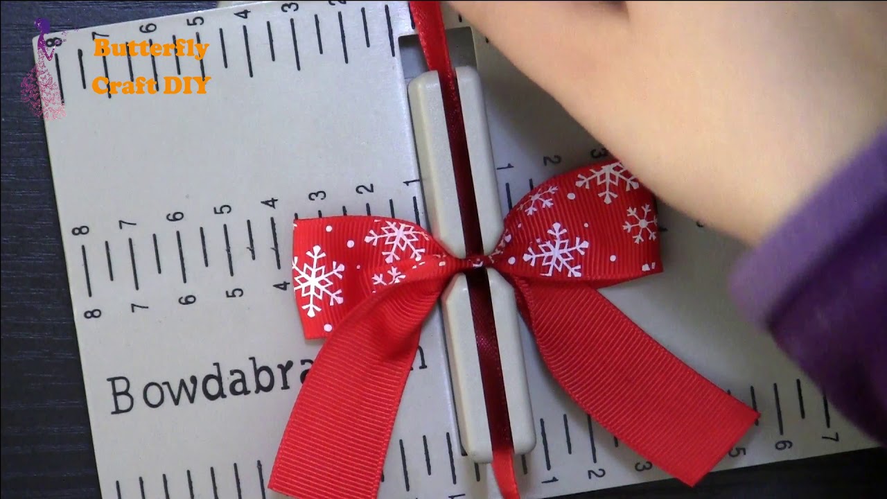 How to make perfect bow * Easy bow * Hair Bow Making Kit * Darice Bowdabra  Bowmaker Tool * Christmas 