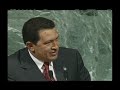 Presidente Hugo Chavez en la "Cumbre del Milenio", Asamblea General de ONU, 7 de septiembre de 2000
